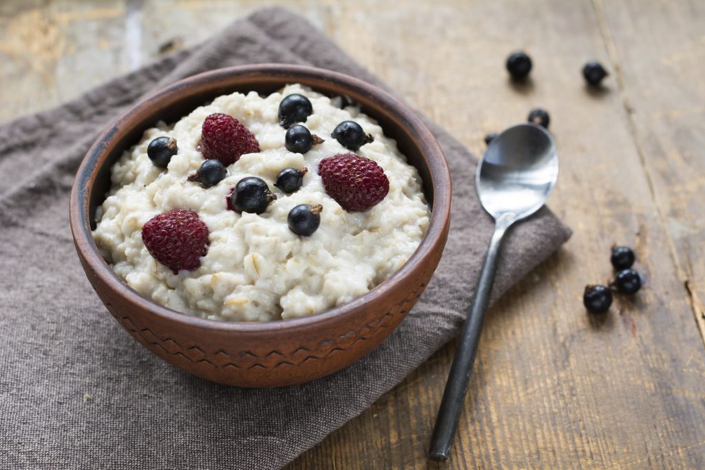 Bowl of Porridge Oats with Dried Fruit